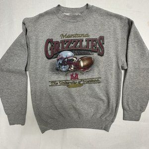 Lee Sports Montana Grizzlies Sweatshirt College Football 1998 shirt tee